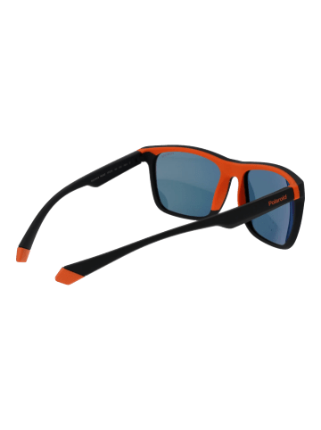 Polaroid Unisex Sonnenbrille Rechtwinklig Schwarz