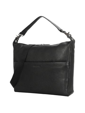 Mandarina Duck Mellow Leather Hobo - Schultertasche 33 cm (nero) in nero