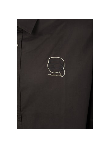 Karl Lagerfeld Langarmhemd 605916 in dunkelbraun