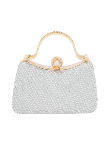 faina Women Minaudière in Silver