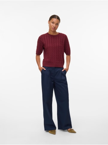 Vero Moda Strickpullover in Zinfandel