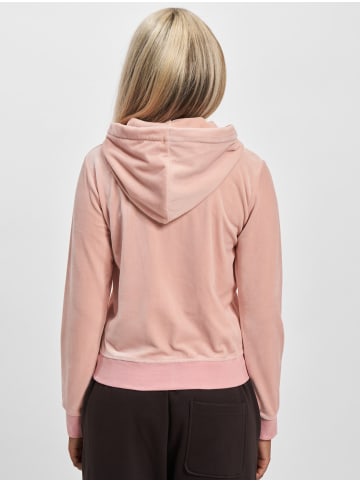 Juicy Couture Juicy Couture Damen Juicy Couture ZIP THROUGH HOODIE WITH ZIP PULL & JC in pale pink