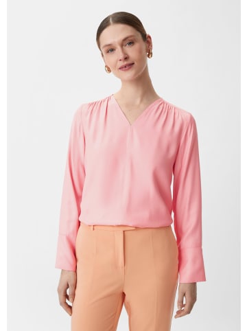 comma Bluse langarm in Pink