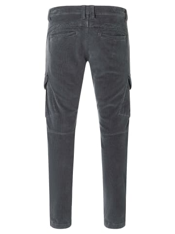 Timezone Cargohose Regular Fit Slim Leg Klappentaschen in Grau