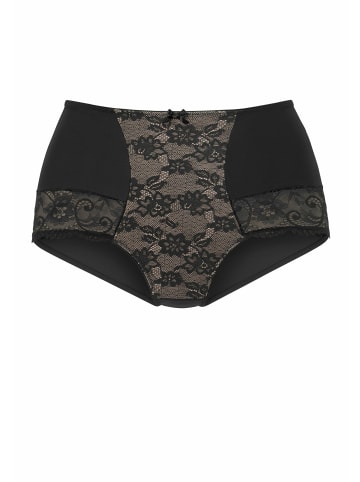 nuance High-Waist-Panty in schwarz-nougat