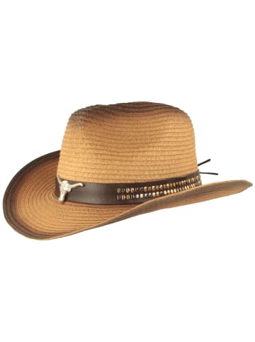 BREITER Strohhut in beige