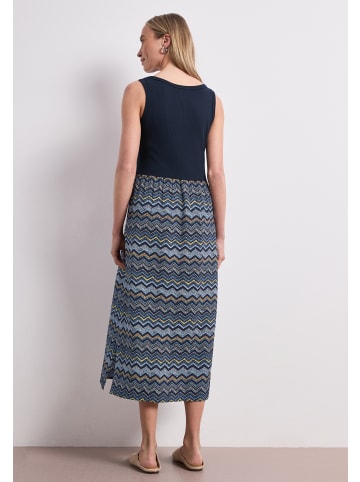 Street One Sommerkleid in marine mehrfarbig - 0001