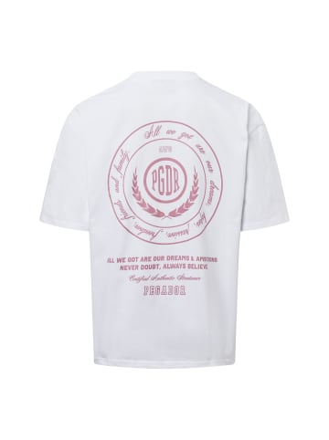PEGADOR T-Shirt Sydon in weiß