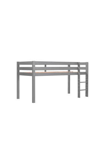58 aufm Kessel KINDERBETT Karolina 210x114x218 aus Massivholz in Grau