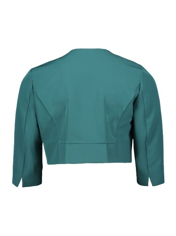 Vera Mont Bolero-Jacke mit Kellerfalten in Dark Emerald