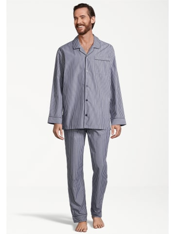 Seidensticker Pyjama Web in Nightblue