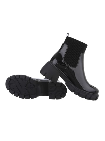 Ital-Design Stiefelette in Schwarz