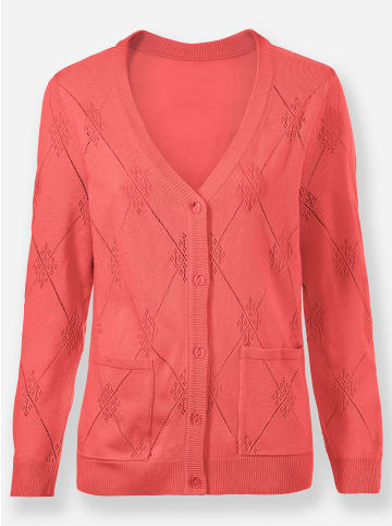 WITT WEIDEN Strickjacke in koralle