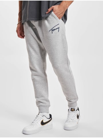 TOMMY JEANS TOMMY JEANS Herren Tommy Jeans Signature Jogginghose in light grey heather