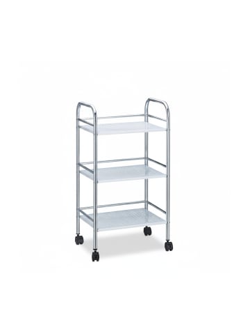 relaxdays Servierwagen in Weiß - (B)40,5 x (H)75 x (T)31 cm