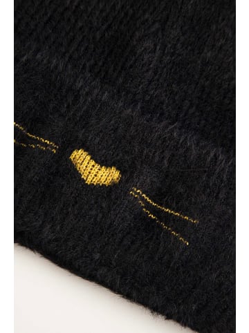 Coccodrillo Wintermütze in schwarz