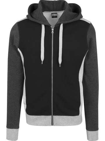 Urban Classics Sweat & Fleece - Hoodies Zipthrough in black/grey/charcoal