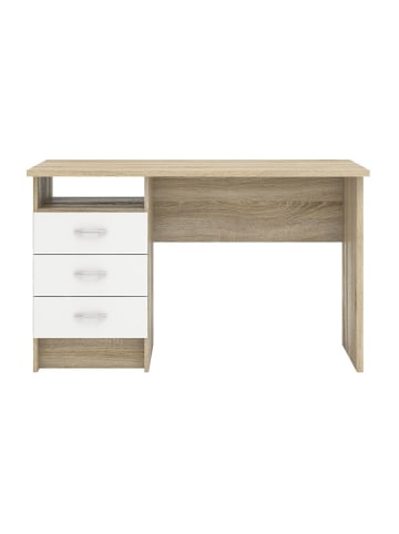 ebuy24 Schreibtisch Fula Eiche Dekor 120 x 48 cm