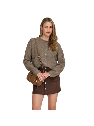 ONLY Strickjacke 1er Pack in Hellbraun