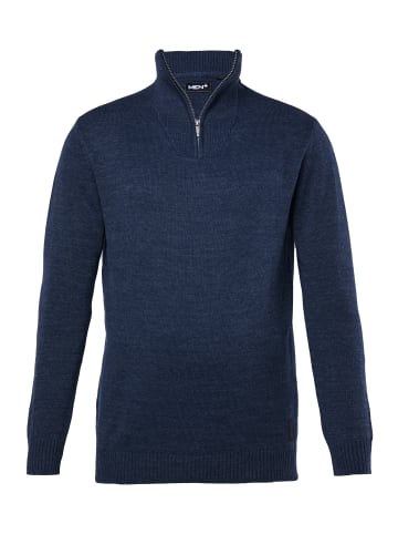 Men Plus Pullover in navy blau