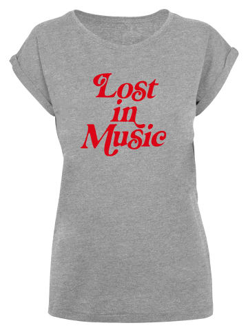 Mister Tee Mister Tee Damen Ladies Lost In Music Tee in heather grey