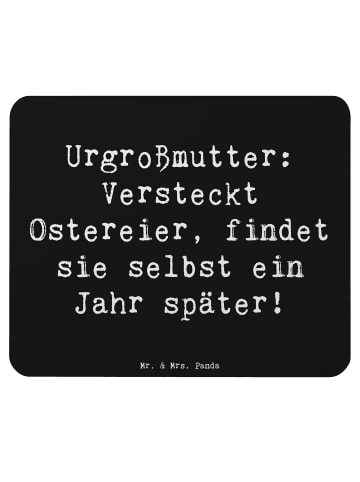 Mr. & Mrs. Panda Mauspad Urgroßmutter Schätze mit Spruch in Schwarz