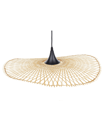 Beliani Pendelleuchten FLOYD in Braun/Schwarz - (W) 62 x (H) 128 x (L) 62 cm