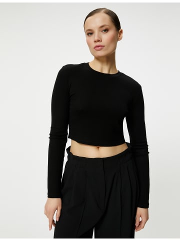 KOTON T-shirt in Schwarz