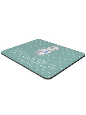 Mr. & Mrs. Panda Mouse Pad Bürgermeister Job mit Spruch in Meeresbrise