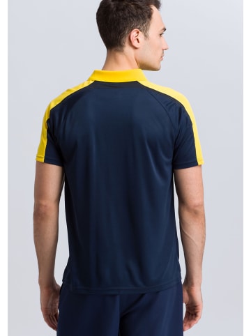 erima Liga 2.0 Poloshirt in new navy/gelb/dark navy