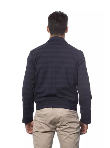 Verri Blau Wolle Hell Jacke