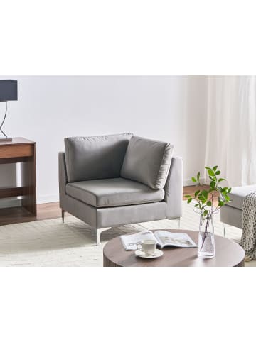 Beliani Sofaelement EVJA in Grau - (W) 85 x (H) 84 x (L) 85 cm