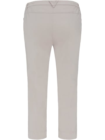 GOLDNER Kurzgröße:  Leichte 7/8 Baumwoll-Hose Carla in kitt