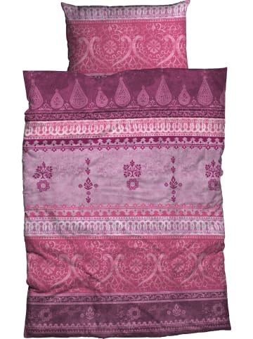 Casatex Biber Bettwäsche in pink-lila