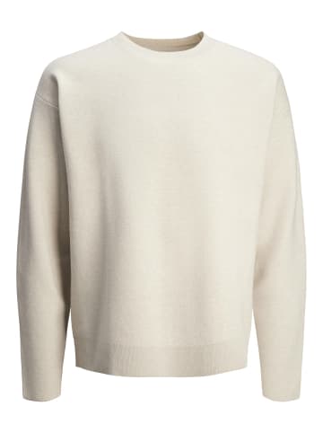 Jack & Jones Strickpullover in Greige