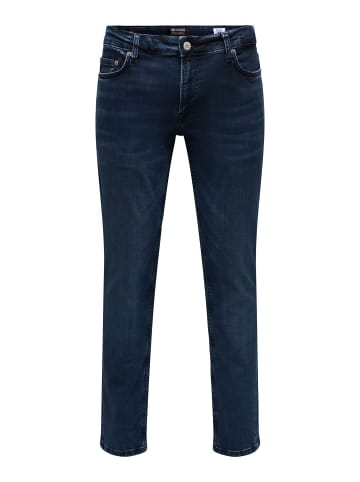 ONLY & SONS Slim Fit Jeans in Blue Black Denim 1