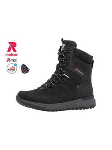 Rieker Evolution Herren- Winterschuhe warm  in Schwarz
