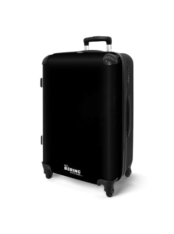 NoBoringSuitCases Suitcase, Koffer, Reisekoffer Schwarz