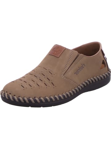 rieker Slipper Gelocht in braun