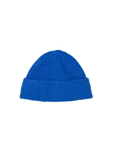 Marc O'Polo DENIM Bouclé-Strickmütze in Pale Cobalt