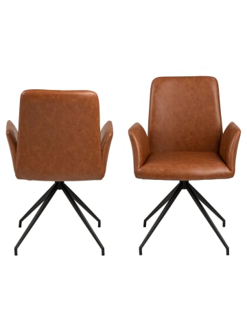 ebuy24 Esszimmerstuhl Nadine Braun 56 x 54 cm