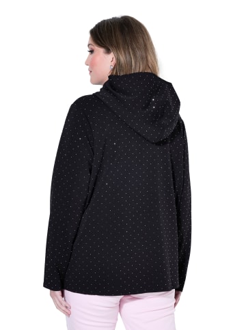 MIAMODA Sweatjacke in schwarz