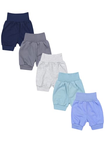 TupTam 5er- Set Sommershorts in blau/grün