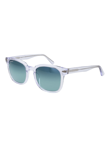Serengeti Unisex Sonnenbrille Quadratisch Transparent