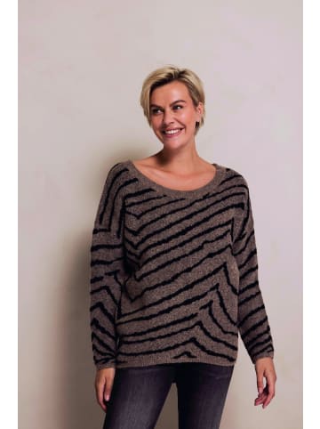 ZHRILL Strickjacke ZHNINA ZEBRA SAND in SAND