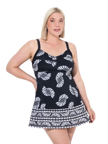 Ulla Popken Badeanzug in schwarz