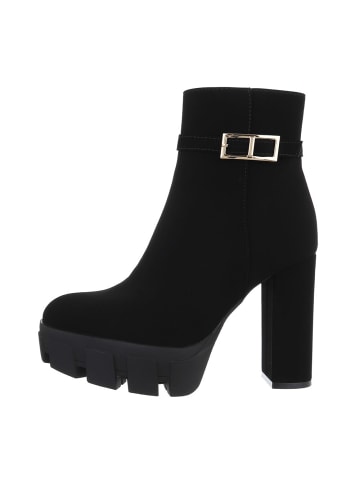 Ital-Design Stiefelette in Schwarz