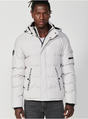 KOROSHI Gepolsterte Jacke in grau