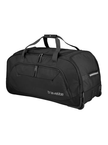 travelite Kick Off 2 Rollen Reisetasche XL 77 cm schwarz