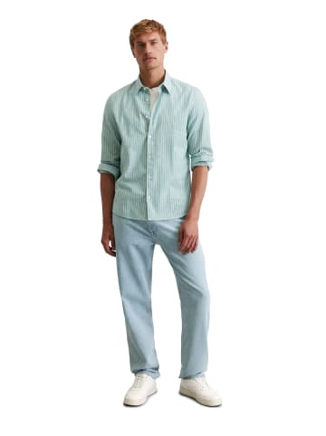 Marc O'Polo Hemd shaped in Medium Green